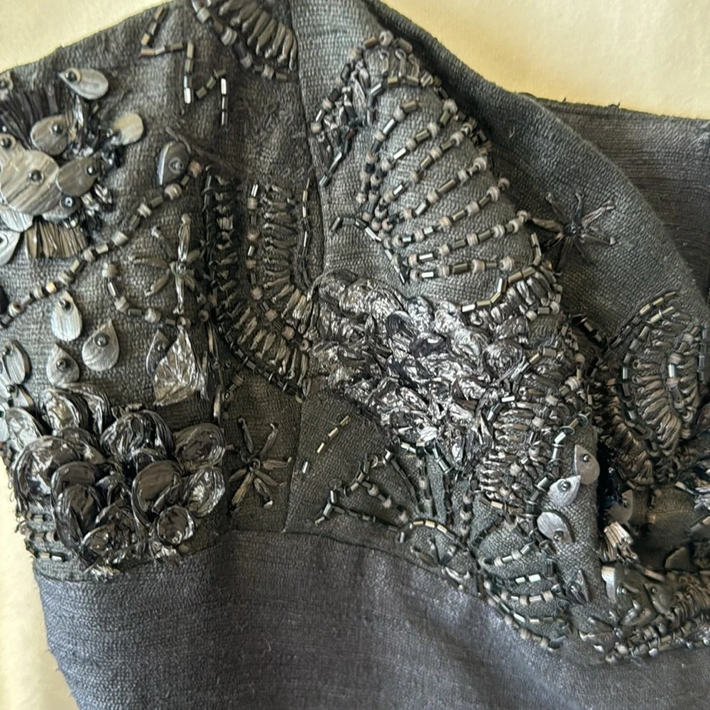 Dennis Basso silk dress size 10 - Picture 2 of 11